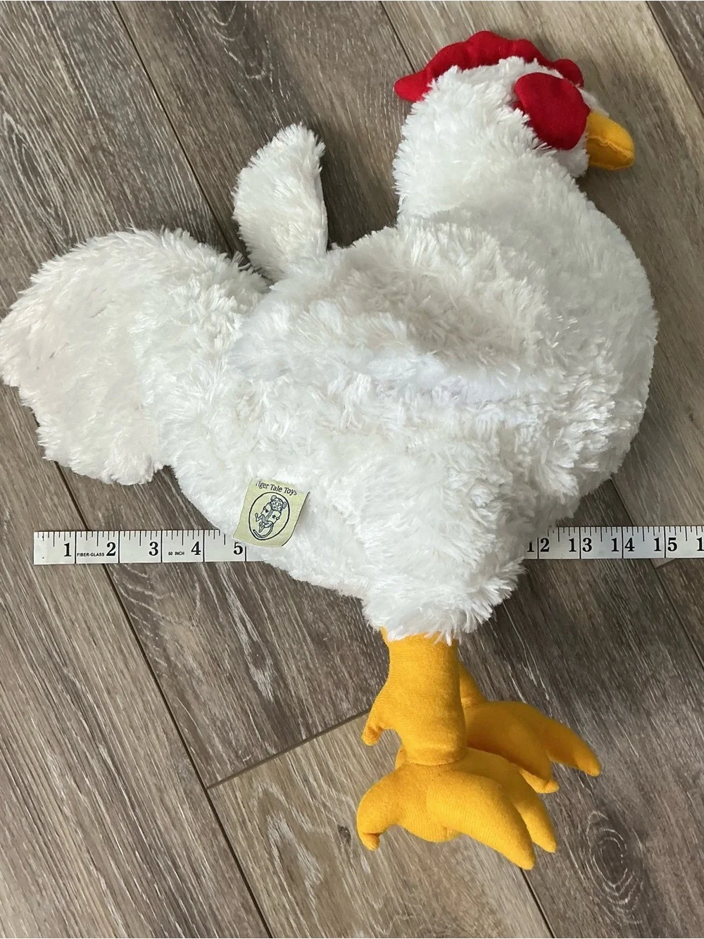 Clean Heidi the Hen, an 18-inch (or 16-inch) large chicken plush rooster